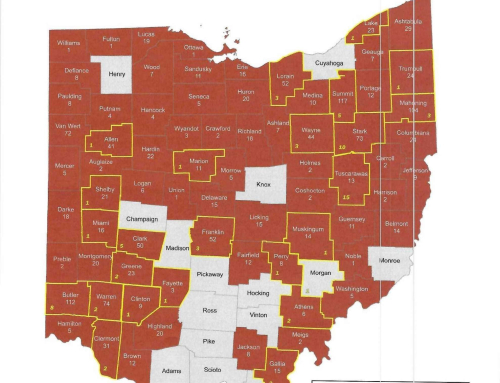 Ohio Xylazine Medetomidine County Presence Map and Info